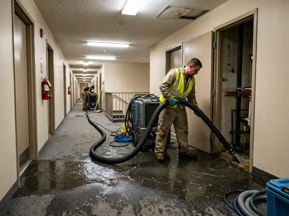 multi-unit-apartment-hallway-f-005 — frequently asked questions, Emergency Burst Pipe Water Extraction & Removal in Mauston,…